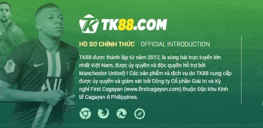 giấy phép hoạt động tk88